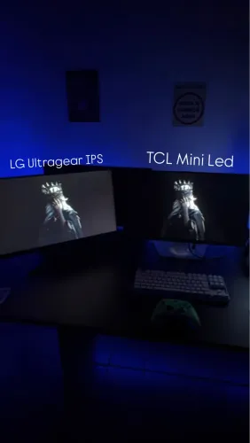 Monitor Gamer TCL 300Hz Mini-LED 25" (Impecável, Na Garantia e Completo)