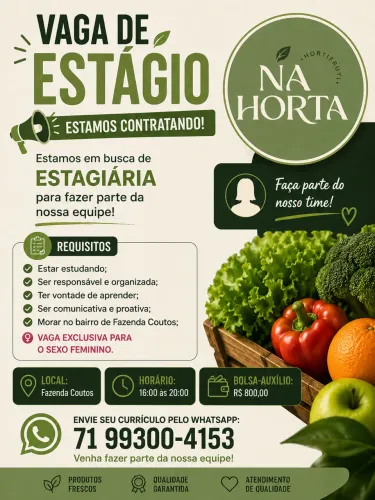 Vaga estágio