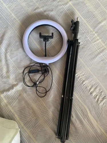 Iluminador Led 12 Polegadas Ring Light 30CM Circular com Tripé 2M