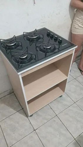 BANCADA PRA FOGÃO COOKTOP VERSÁTIL E FUNCIONAL JÁ MONTADO 