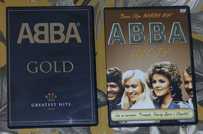 Dvds Abba "Gold" e "Live TV" (2 Dvds)