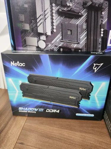 Memória ram Netac Shadow 16gb(2x8gb) 3200mhz novo lacrado