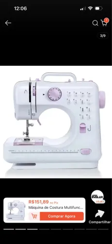 Máquina de Costura Prática (Iniciante)