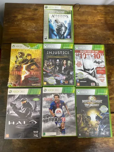 LOTE 7 JOGOS XBOX 360 ORIGINAL (OPORTUNIDADE)