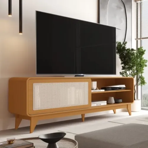 RACK TURINI 1,60M TV ATÉ 75. PRONTA ENTREGA.