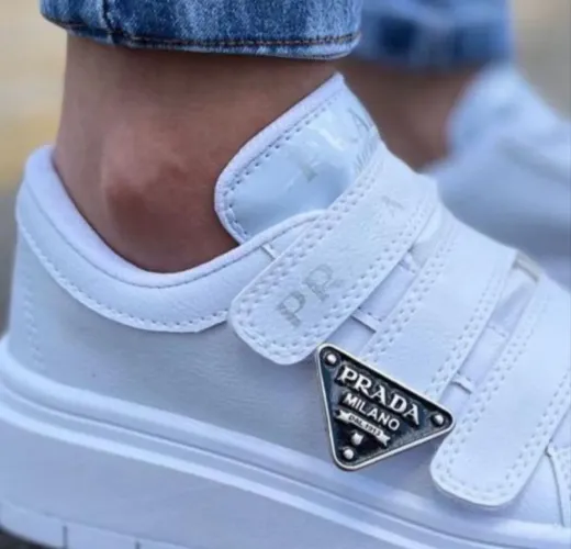 Vendo tenis branco da prada luxo milano