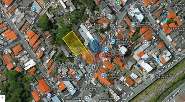 OPORTUNIDADE RARA PARA INVESTIDORES E CONSTRUTORES! Terreno próximo da estação de Ferraz d