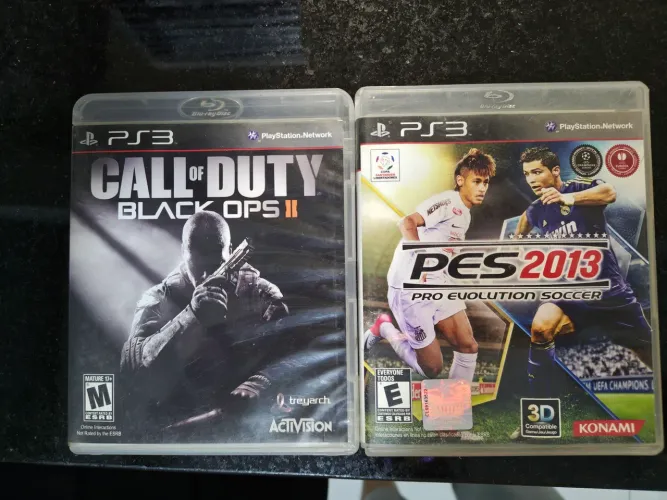 Jogos PS3 Black ops 2 e PES 2013