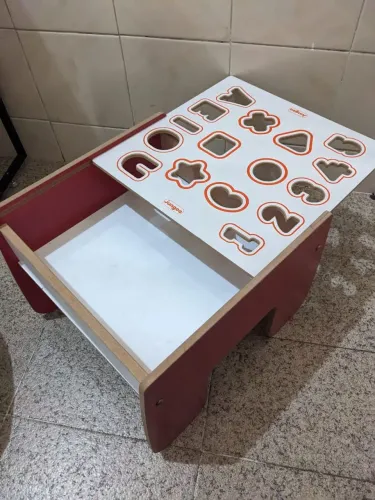 Mesinha didática mdf infantil