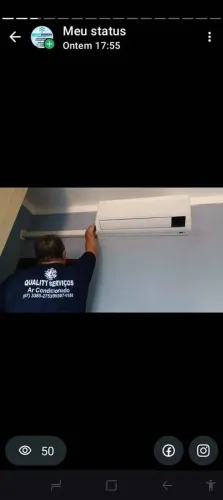 Precisa de instalação ou limpeza de ar-condicionado ? Fale agora com a Quality