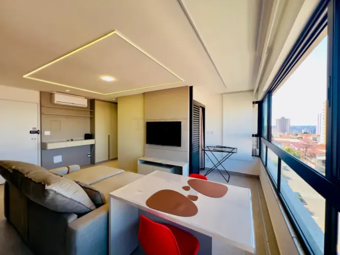 Apartamento para locação no edifício Residencial Piemonte em Bauru-SP.