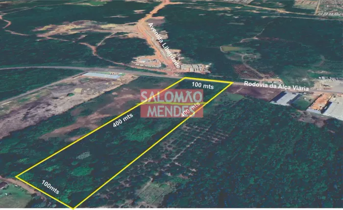 Terreno de 40.000 m² à venda na Alça Viária, na confluência com a Avenida Liberdade