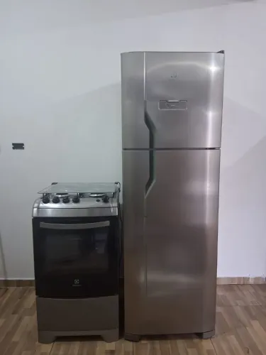 KITY Geladeira - Fogão Inox