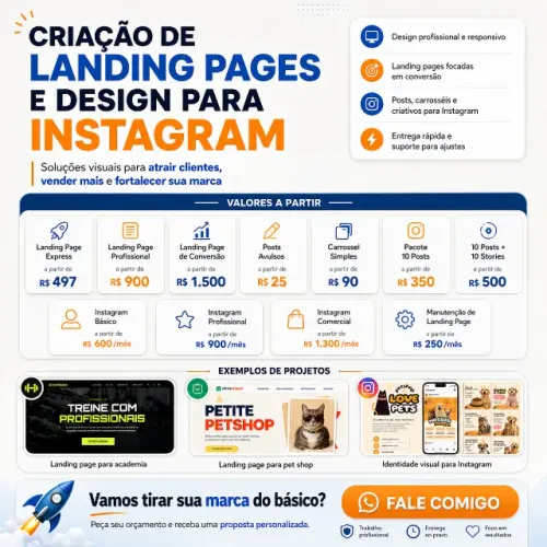 Marketing Digital para Pequenas e Médias Empresas (Identidade Visual, Posts e mais)