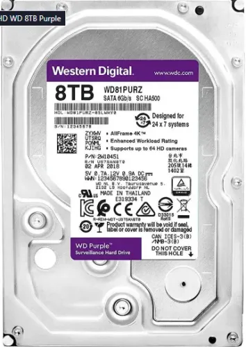 HD 8 teras Wester Digital Purple