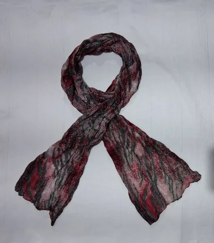 Echarpe longa colorida vibrante da Collins 