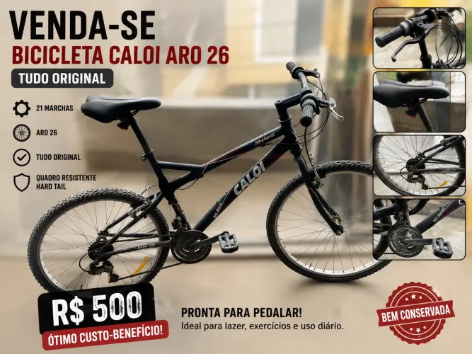Bike Caloi Aro 26