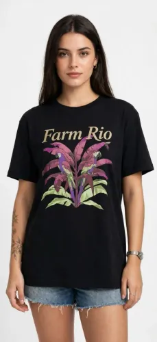 Farm Rio T-shirt Bananeira Original Novo Com Etiqueta Tamanho M e G