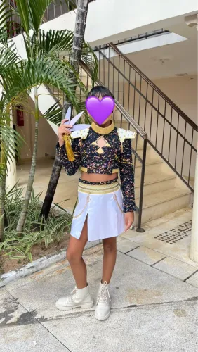 Fantasia Zoey 10/12 anos guerreiras do Kpop