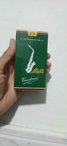 Caixa de palhetas vandoren java sax alto