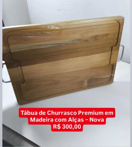 Tábua de churrasco Premium com alça
