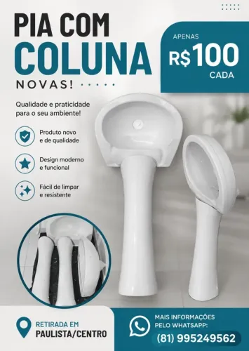 Pia de cozinha nova