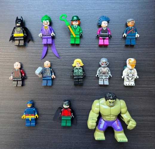 Minifiguras lego super heróis 
