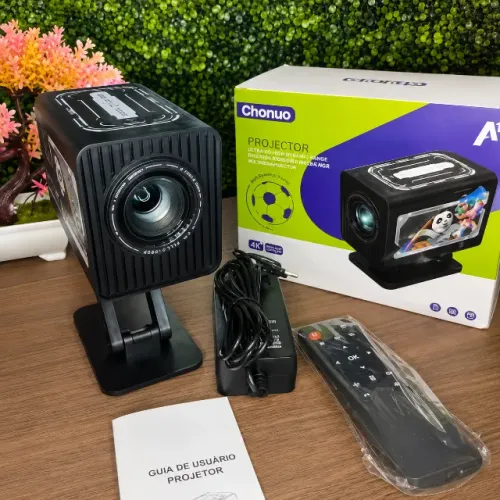Projetor Smart A1 Wi-Fi Android | Até 200" | Netflix, YouTube, Espelhamento | Entrega Grát