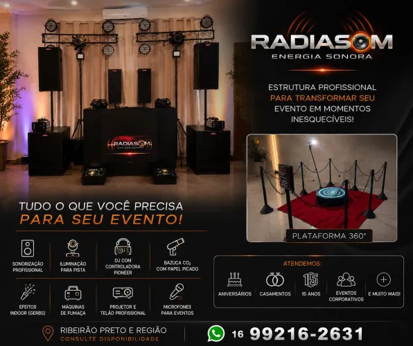 Locação de som, Iluminação e efeitos 
