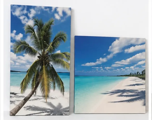 Duo de Quadros Praia