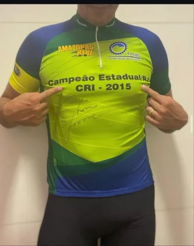 Jersey Ciclismo autografada por Chris Froome