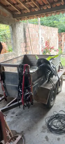 Reboque reforçado dois eixo