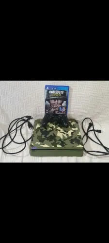 VENDE- SE PS4 Slim 1TB edição limitada do Call of Duty: WWII