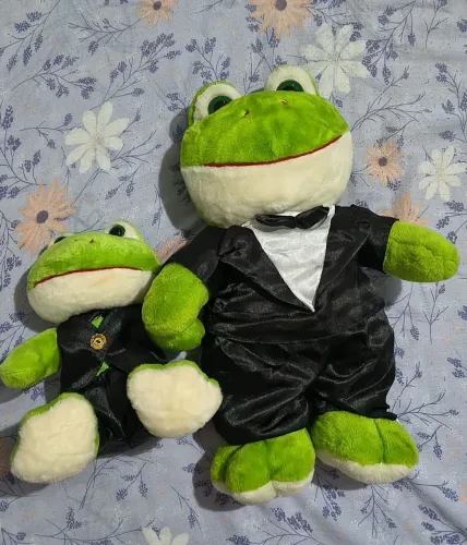 Dupla de Sapos de Pelúcia