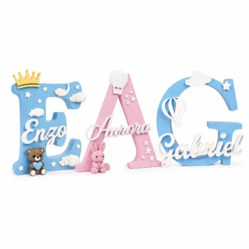 Letra Decorativa Infantil Personalizada com Nome