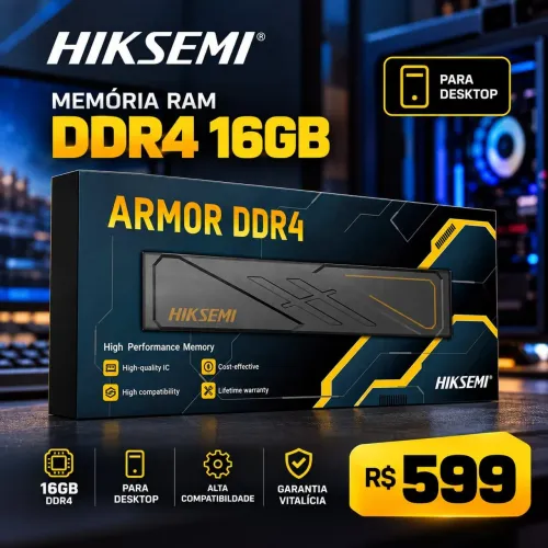 Memória ddr4 16gb