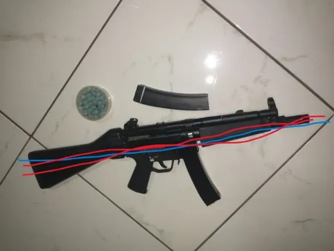 Mp5 marcador Ram 12s novíssimo completo  