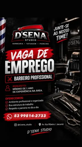 Vaga em barbearia
