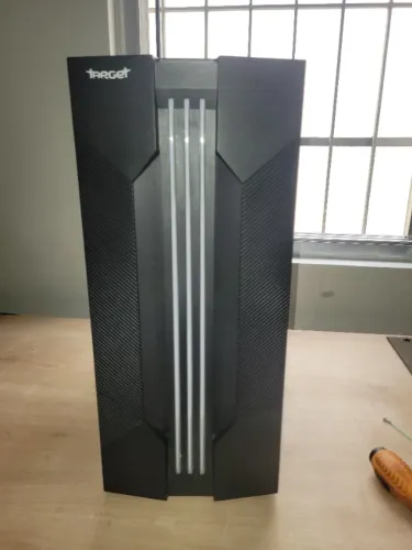 Gabinete Gamer TGT Flare + 3 Fans Aigo Darkflash Infinity 8 + Controladora
