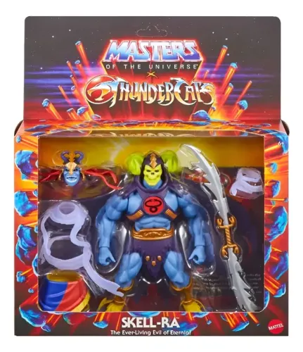 Masters Of The Universe X Thundercats Skell-ra Skeletor Mumm boneco de brinquedo