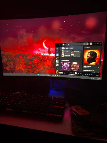? Monitor Gamer Acer Nitro 27? Curvo 240Hz Full HD 1ms - Fluidez Extrema para Competição!