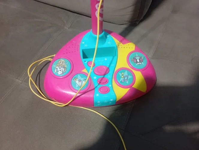Microfone da Barbie 