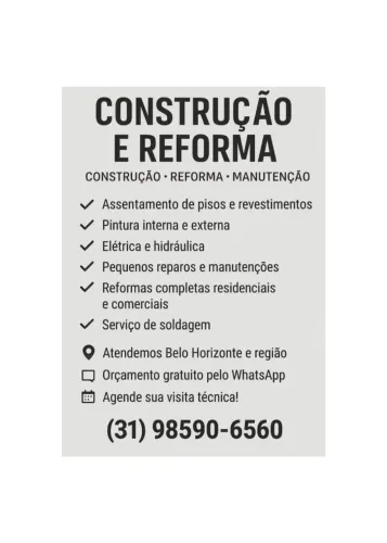 Pequenas e Grandes Reformas em Geral