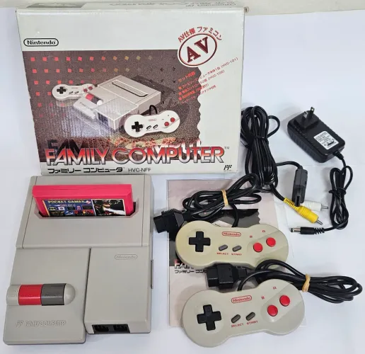 Famicom AV Completo Serial Batendo + Cartucho 150 in 1