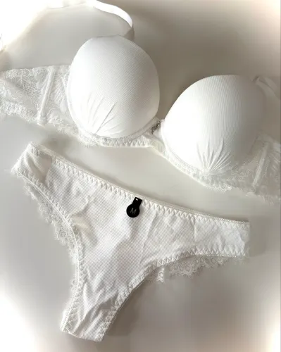 Conjunto Lingerie Branco (M)