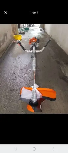 Roçadeira Stihl FS 290 a gasolina novo sem uso para mato alto