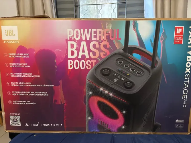 JBL STAGEBOX STAGE320 - ATÉ 12x S/ JUROS PESSOALMENTE