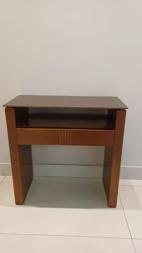 Aparador / Mesa de Jantar em Madeira - Cor Embuia