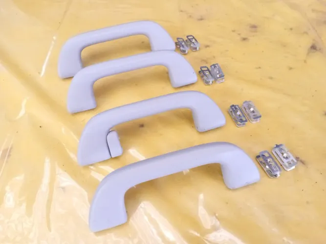 Kit 4 Peças Alça Pega Mão Pqp Honda Hrv Touring 2021 Cinza