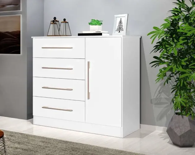 Cômoda Malibu new 105cm de largura nova a pronta entrega